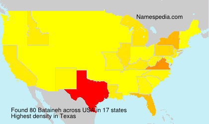 Surname Bataineh in USA