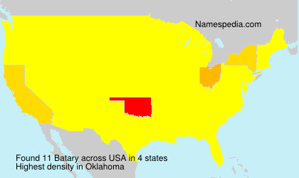 Surname Batary in USA Surname Batary in USA
