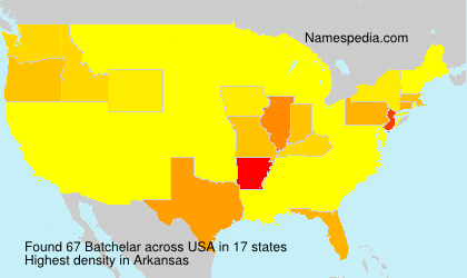Surname Batchelar in USA Surname Batchelar in USA