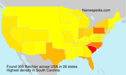 Surname Batchler in USA Surname Batchler in USA
