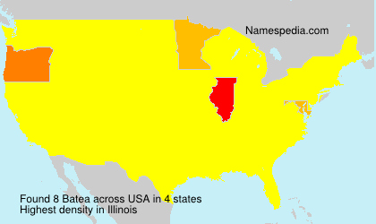 Surname Batea in USA Surname Batea in USA