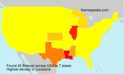 Surname Bateast in USA Surname Bateast in USA