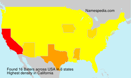Surname Baters in USA