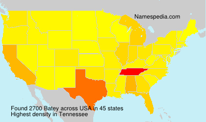 Surname Batey in USA Surname Batey in USA