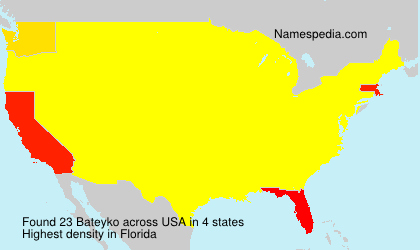Surname Bateyko in USA Surname Bateyko in USA
