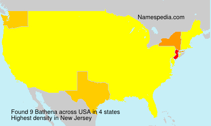 Surname Bathena in USA Surname Bathena in USA