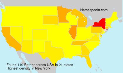 Surname Bather in USA Surname Bather in USA