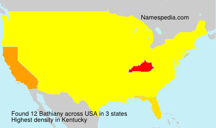 Surname Bathiany in USA Surname Bathiany in USA