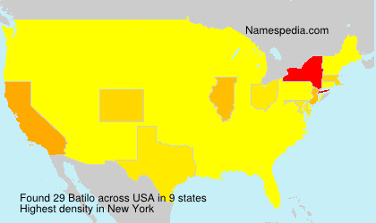 Surname Batilo in USA Surname Batilo in USA