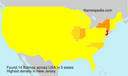 Surname Batmaz in USA Surname Batmaz in USA