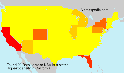 Surname Batok in USA Surname Batok in USA