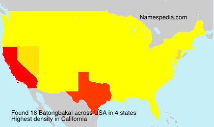 Surname Batongbakal in USA Surname Batongbakal in USA