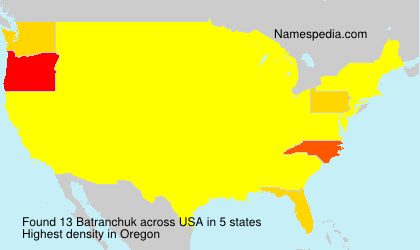 Surname Batranchuk in USA Surname Batranchuk in USA