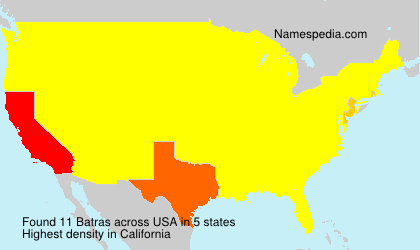 Surname Batras in USA Surname Batras in USA