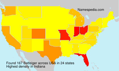 Surname Batteiger in USA Surname Batteiger in USA