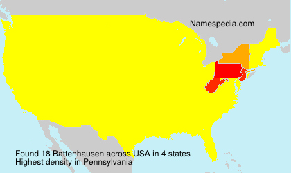 Surname Battenhausen in USA Surname Battenhausen in USA