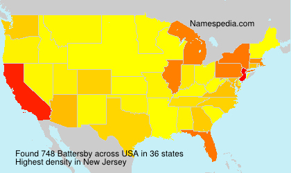 Surname Battersby in USA Surname Battersby in USA