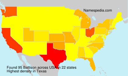 Surname Battison in USA Surname Battison in USA