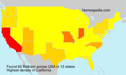 Surname Battram in USA Surname Battram in USA