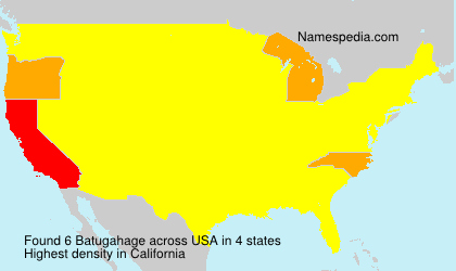 Surname Batugahage in USA Surname Batugahage in USA