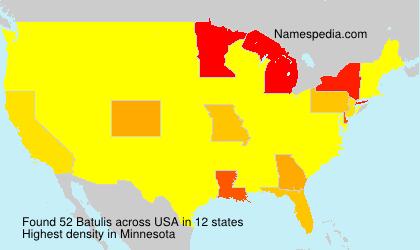 Surname Batulis in USA Surname Batulis in USA