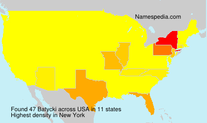 Surname Batycki in USA Surname Batycki in USA