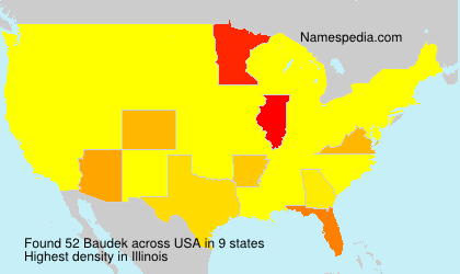 Surname Baudek in USA Surname Baudek in USA