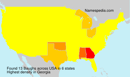 Surname Baughs in USA Surname Baughs in USA