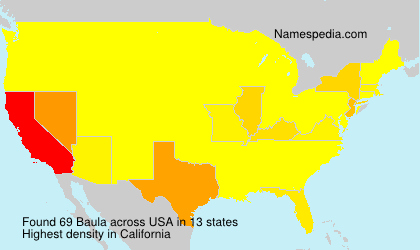 Surname Baula in USA Surname Baula in USA