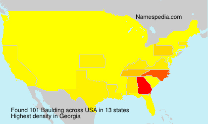 Surname Baulding in USA Surname Baulding in USA