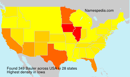 Surname Bauler in USA Surname Bauler in USA