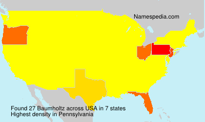 Surname Baumholtz in USA Surname Baumholtz in USA