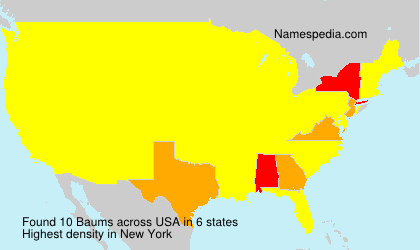 Surname Baums in USA Surname Baums in USA