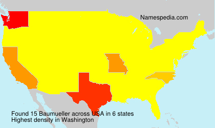 Surname Baumueller in USA Surname Baumueller in USA