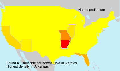 Surname Bauschlicher in USA Surname Bauschlicher in USA