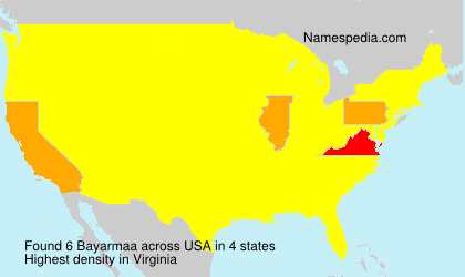 Surname Bayarmaa in USA Surname Bayarmaa in USA
