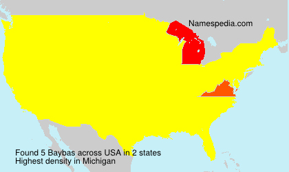 Surname Baybas in USA Surname Baybas in USA