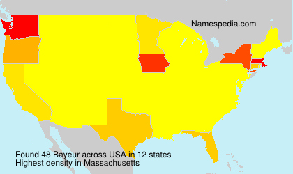 Surname Bayeur in USA Surname Bayeur in USA