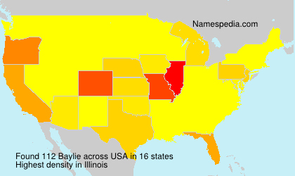 Surname Baylie in USA Surname Baylie in USA