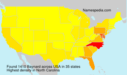 Surname Baynard in USA Surname Baynard in USA
