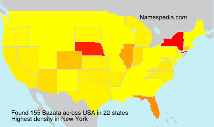 Surname Bazata in USA