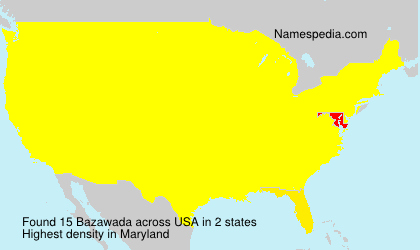 Surname Bazawada in USA Surname Bazawada in USA
