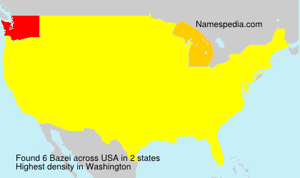 Surname Bazei in USA Surname Bazei in USA