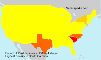 Surname Bazluki in USA Surname Bazluki in USA