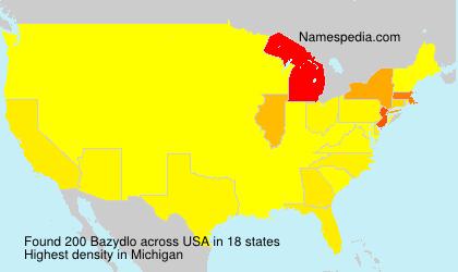 Surname Bazydlo in USA Surname Bazydlo in USA