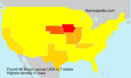 Surname Bazyn in USA Surname Bazyn in USA
