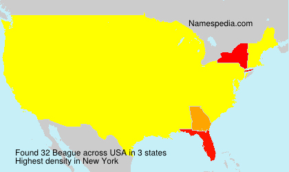 Surname Beague in USA Surname Beague in USA