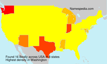 Surname Beally in USA Surname Beally in USA
