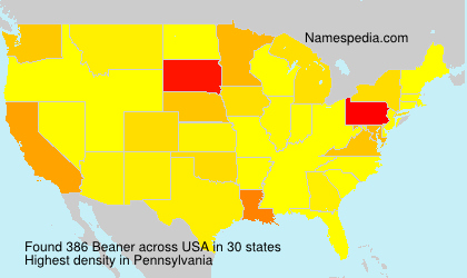 Surname Beaner in USA Surname Beaner in USA