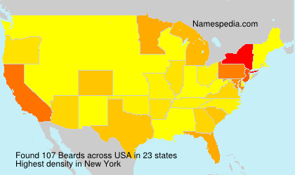 Surname Beards in USA Surname Beards in USA